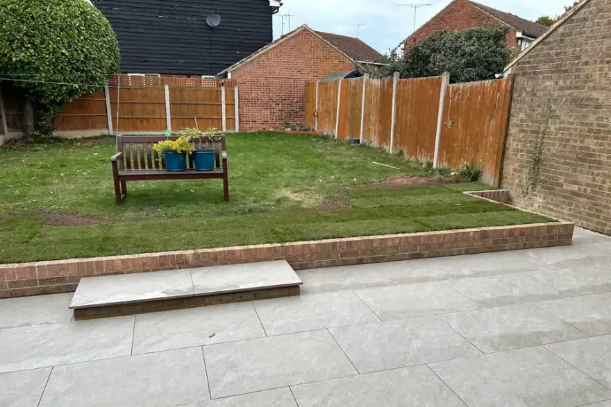 Artificial grass installation by NewScape