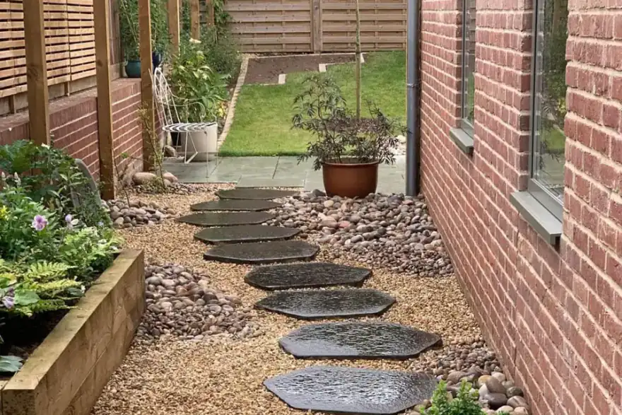 Artificial grass installation by Norfolk Landscapes Ltd