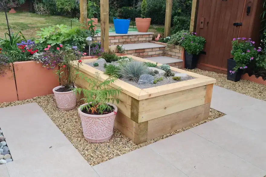 Artificial grass installation by Norfolk Landscapes Ltd