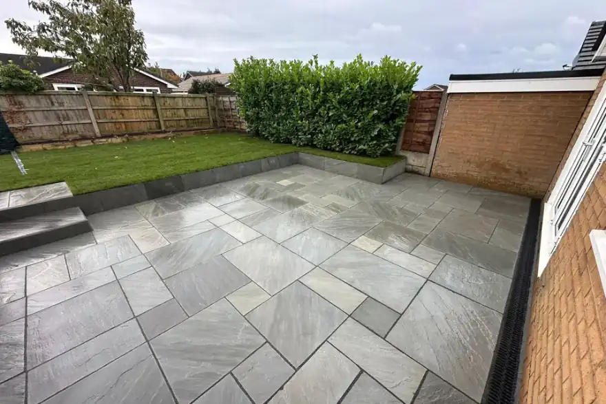Artificial grass installation by North Landscaping Andfencing