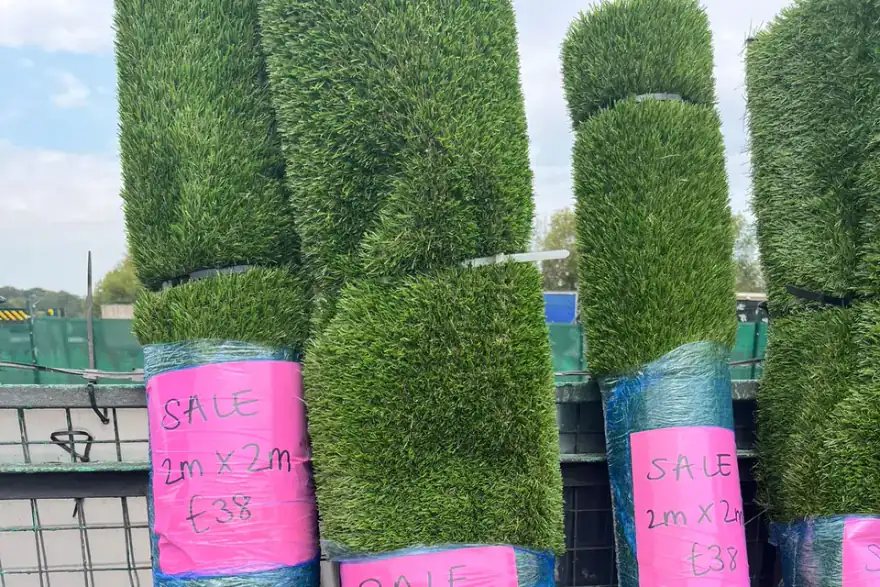 Artificial grass installation by North London Gardens