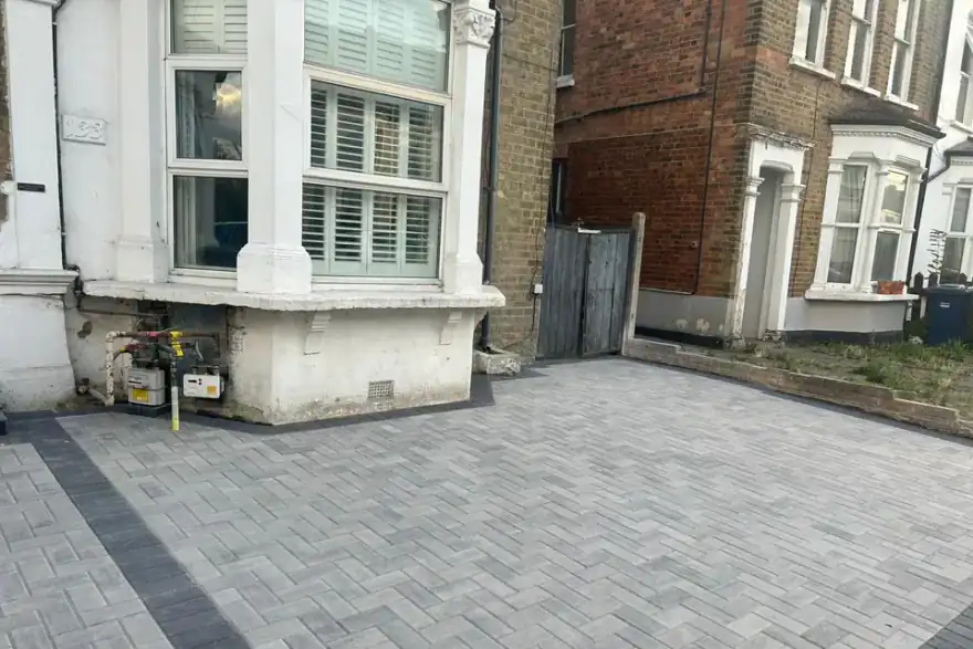 Artificial grass installation by North London Gardens