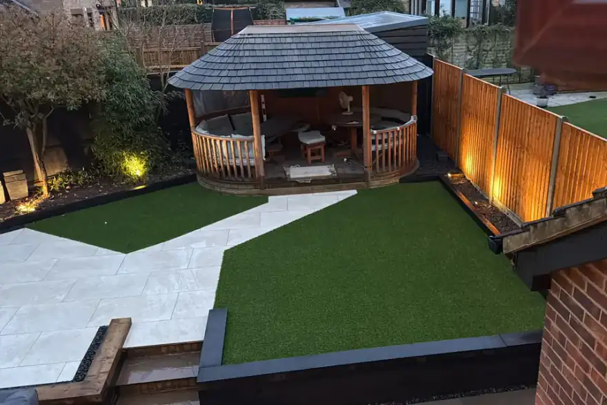 Artificial grass installation by Nu-Scape