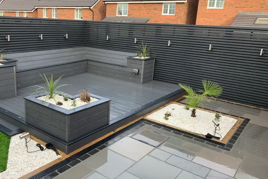 Artificial grass installation by Oak Tree Landscaping and Civils