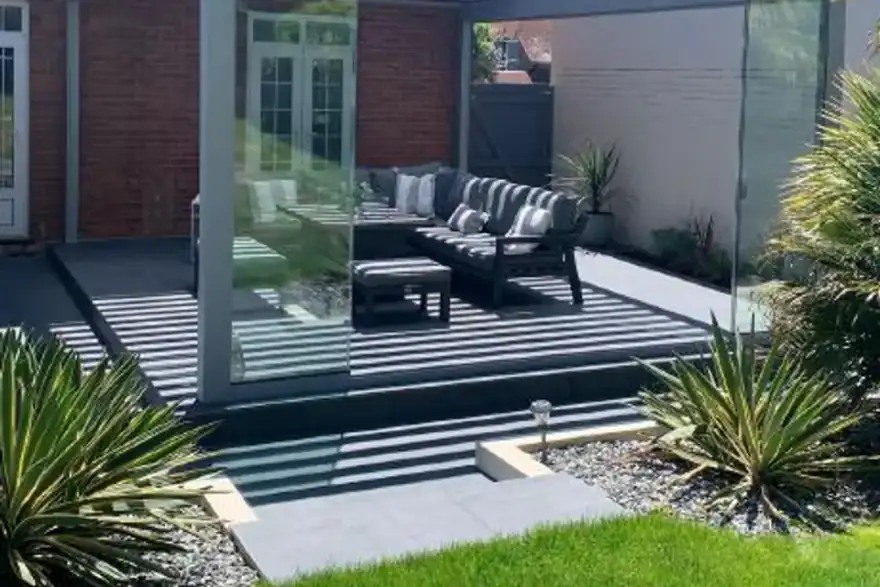 Artificial grass installation by Optimum Landscapes