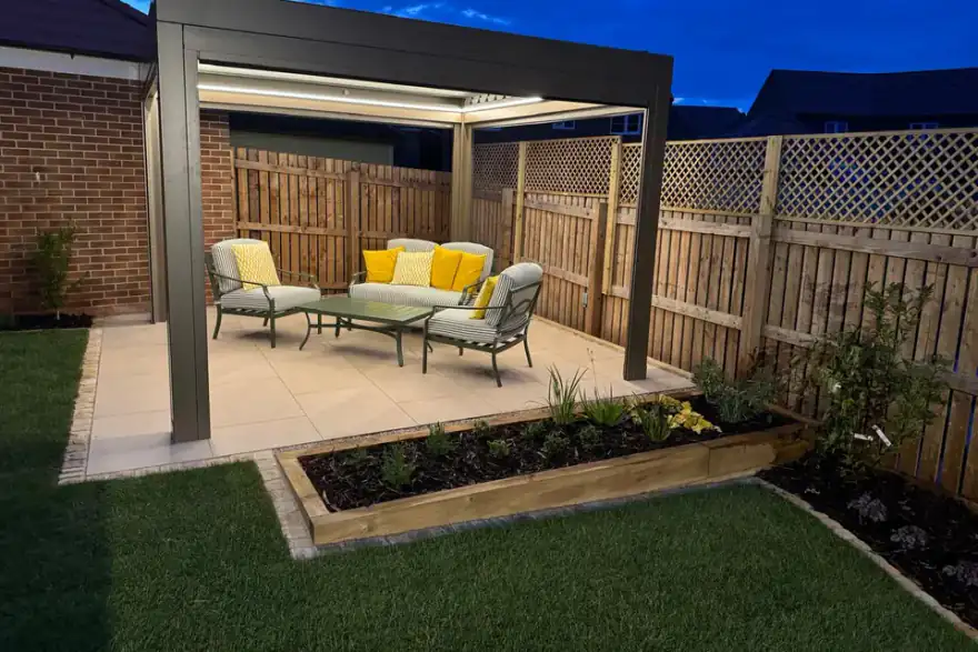 Artificial grass installation by Paul Cox Landscaping