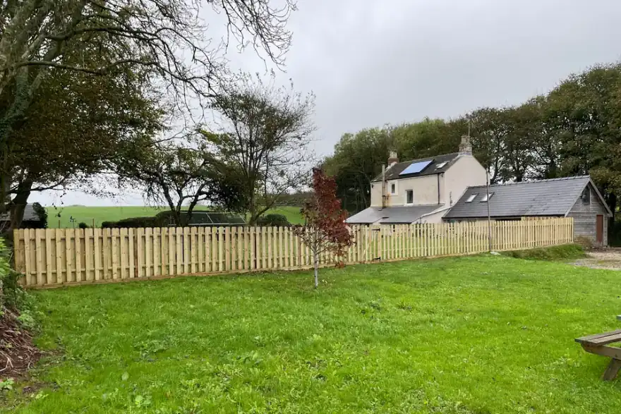 Artificial grass installation by Pembrokeshire Fencing & Landscape