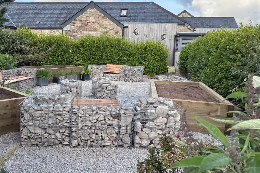 Artificial grass installation by Penwarne Landscaping