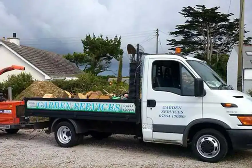 Artificial grass installation by Penzance Garden Services
