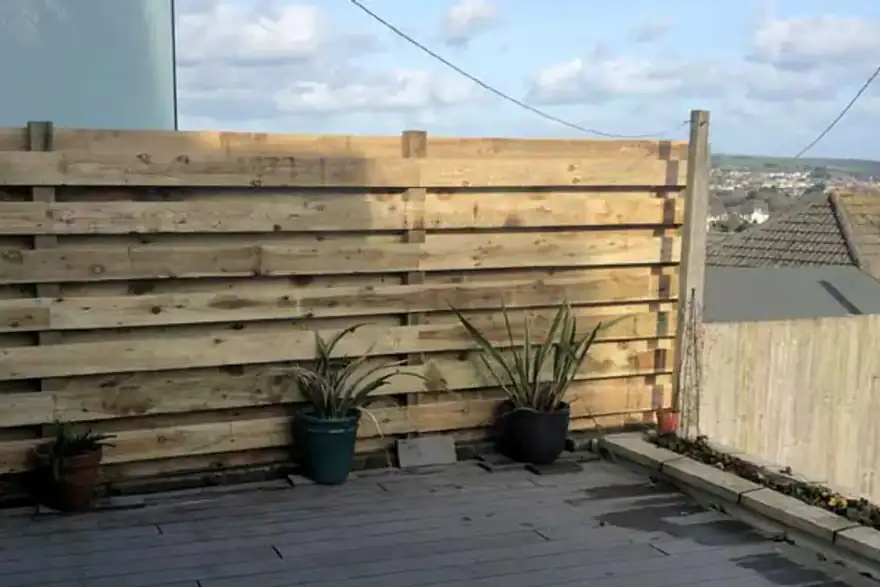 Artificial grass installation by Penzance Garden Services