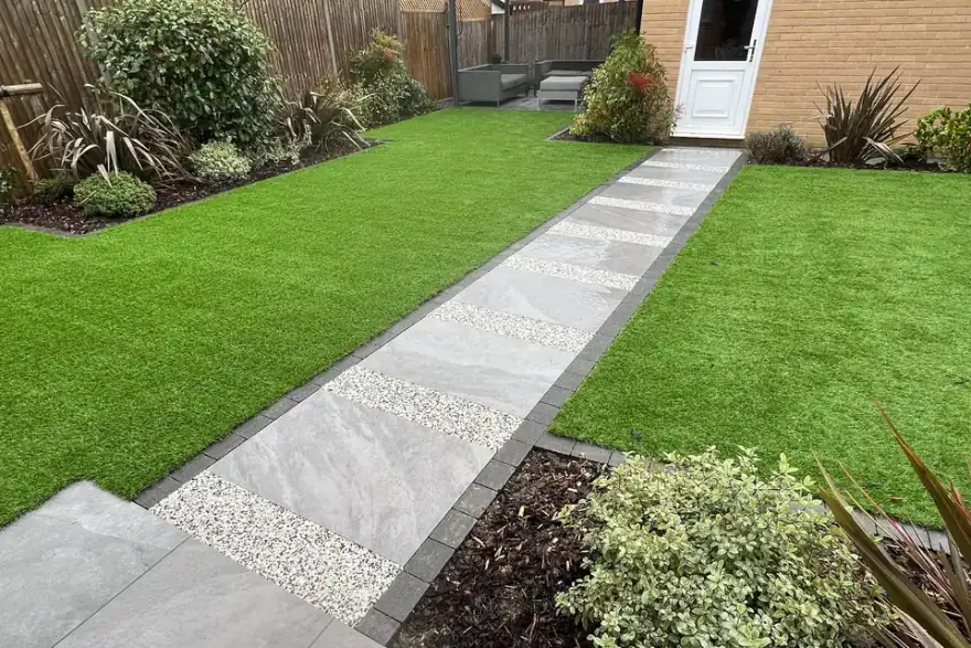 Artificial grass installation by Perfect Surface Group