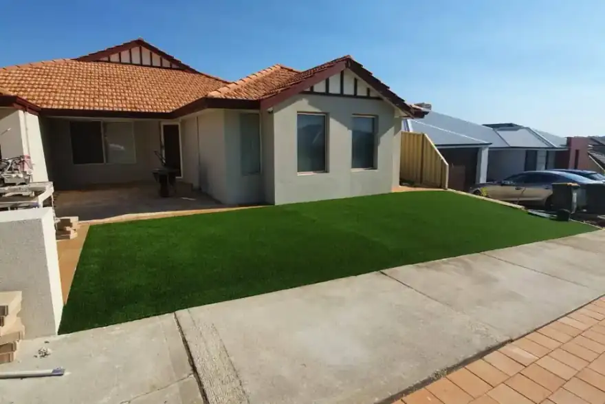 After: Lush Green Artificial Grass Perth