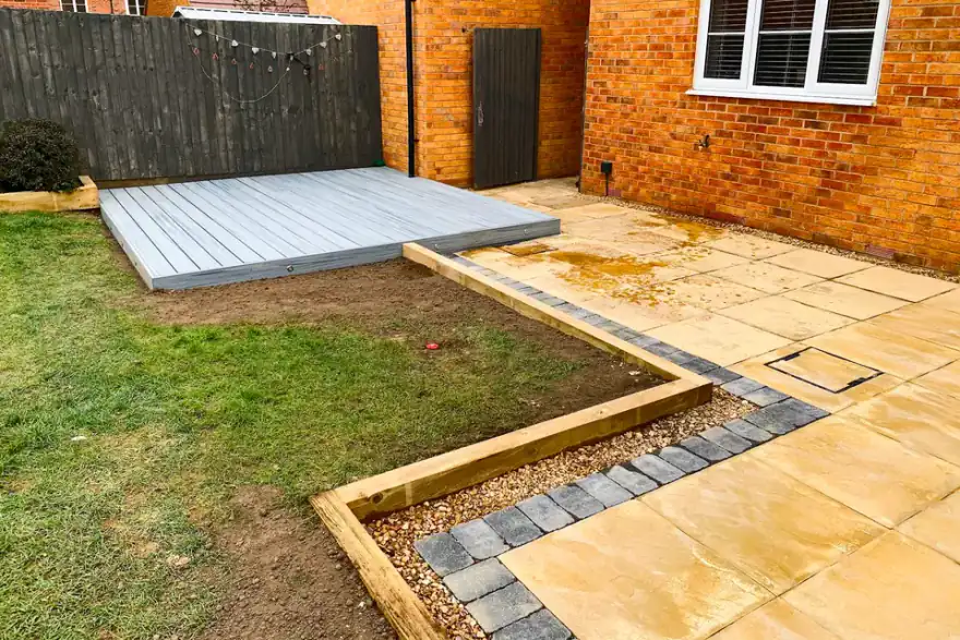 Artificial grass installation by PGS Stamford