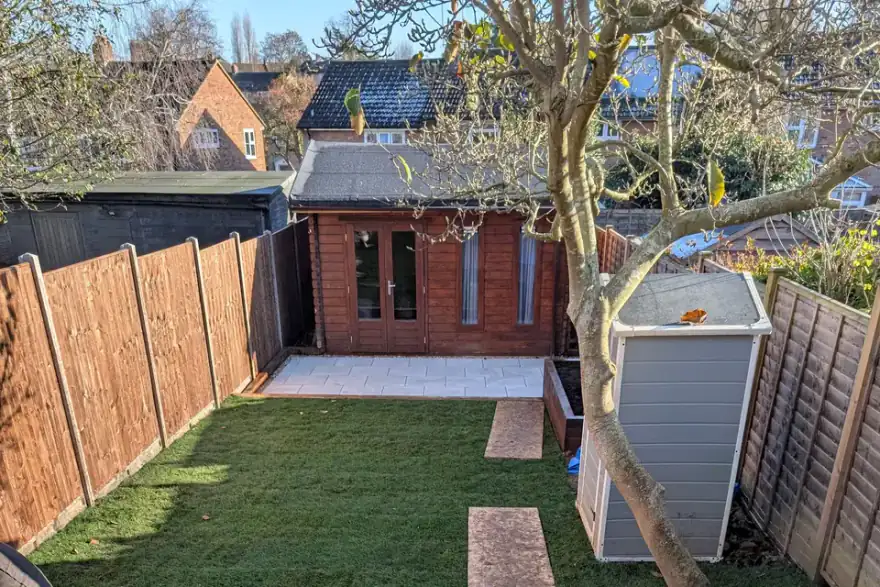 Artificial grass installation by Phoenix Garden Solut