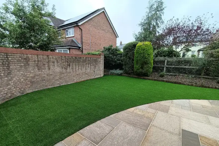 Artificial grass installation by Phoenix Landscaping & Groundcare