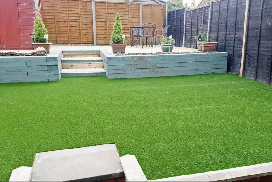 Artificial grass installation by Pier Artificial Grass Eastbourne