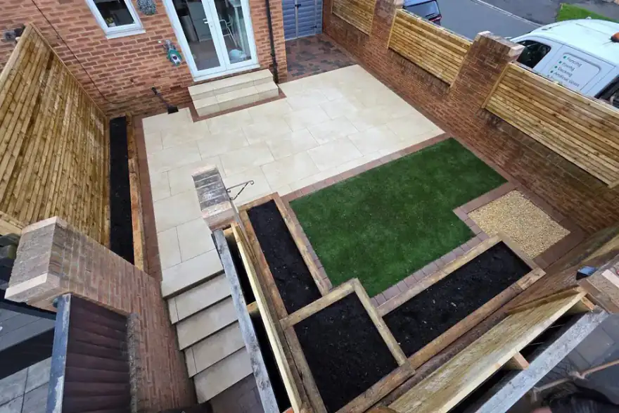 Artificial grass installation by Pinnacle Landscapes Leeds