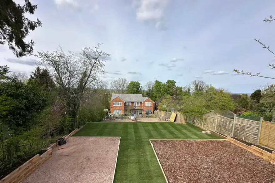 Artificial grass installation by Pinpoint Landscapes