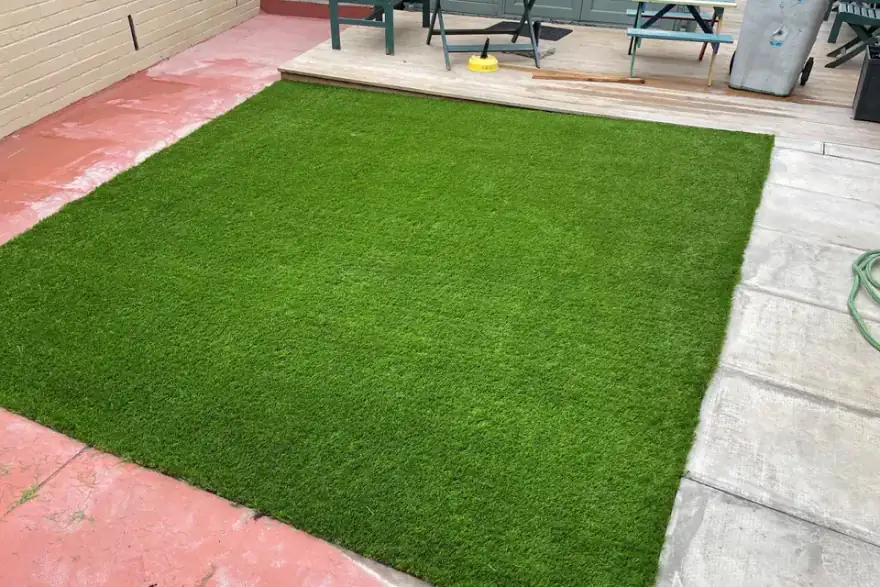 Artificial grass installation by Planet Grass