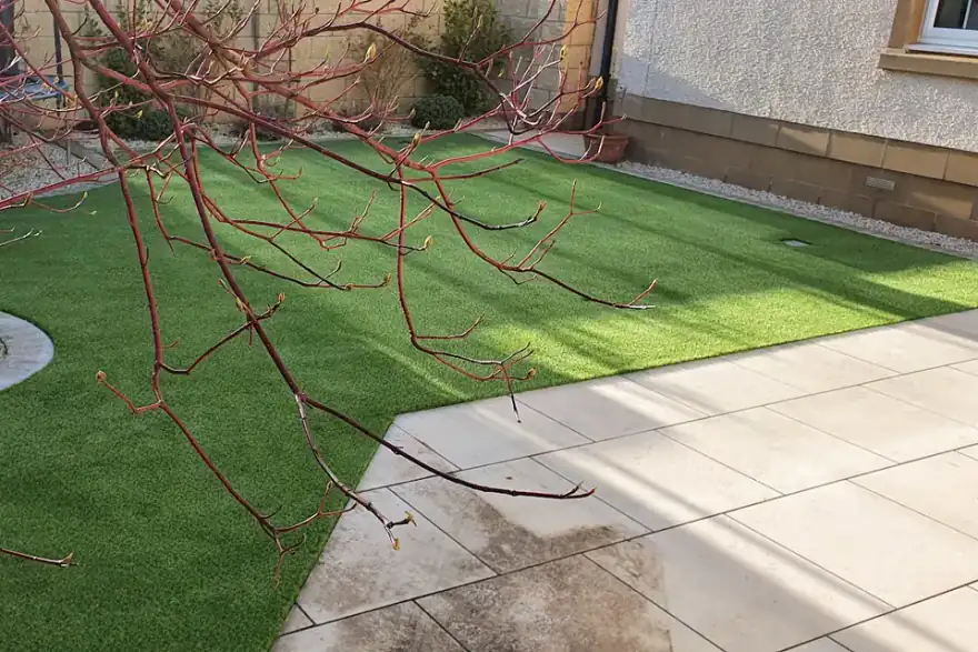 Artificial grass installation by Planet Grass
