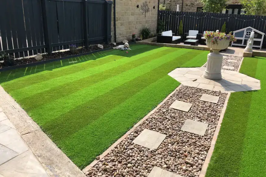 Artificial grass installation by Polished Artificial Grass