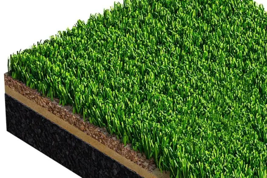 Artificial grass installation by Polytan Sports Surfaces UK