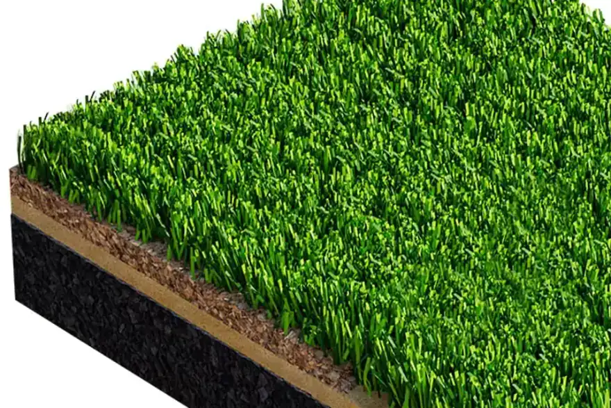 Artificial grass installation by Polytan Sports Surfaces UK