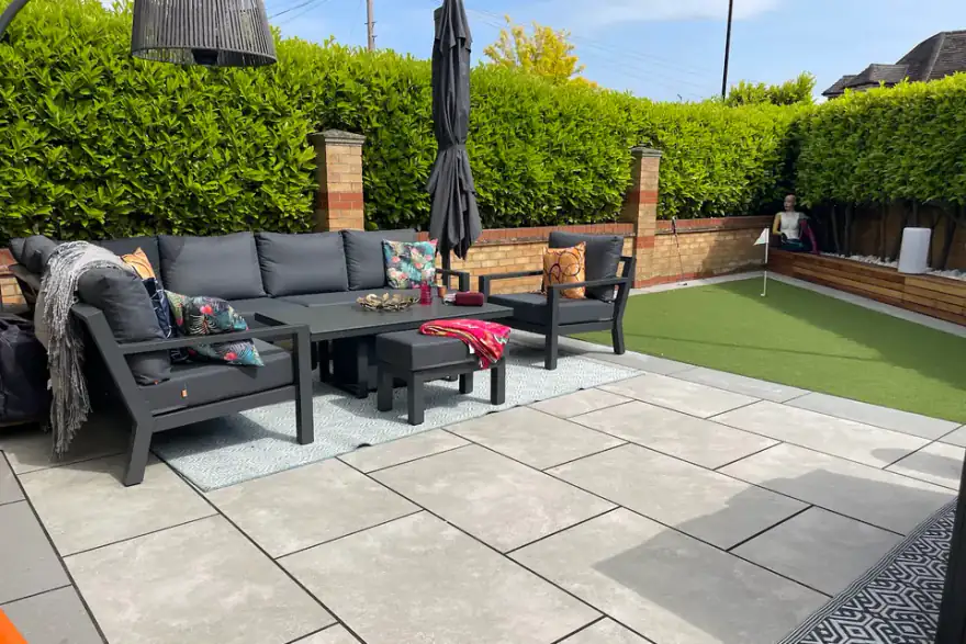 Artificial grass installation by Precision Landscapes