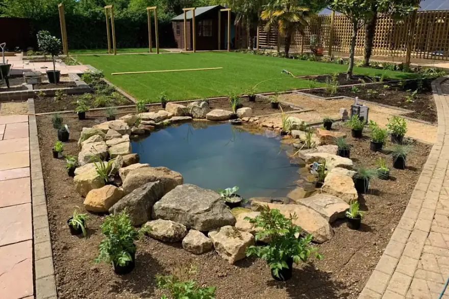 Artificial grass installation by Precision Landscapes