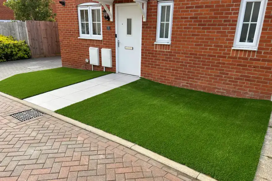 Artificial grass installation by Premier Artificial Lawns