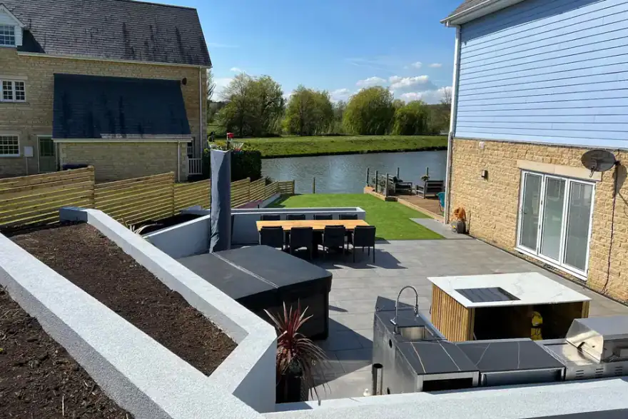Artificial grass installation by Premium Landscapes