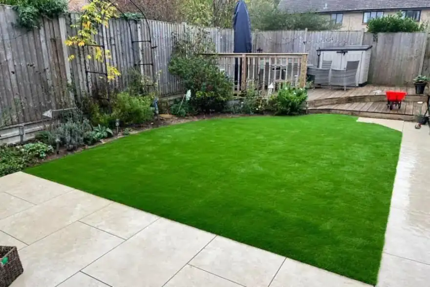 Artificial grass installation by The Grass Is Greener On Our Side