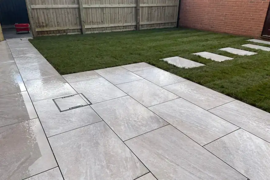 Artificial grass installation by Price Brothers Landscaping