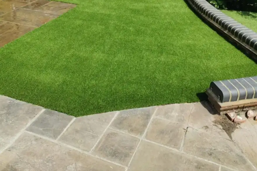 Artificial grass installation by Prime Grass