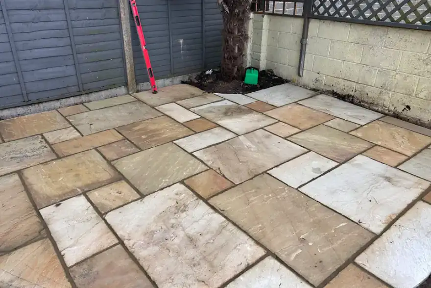 Artificial grass installation by ProPave Landscapes