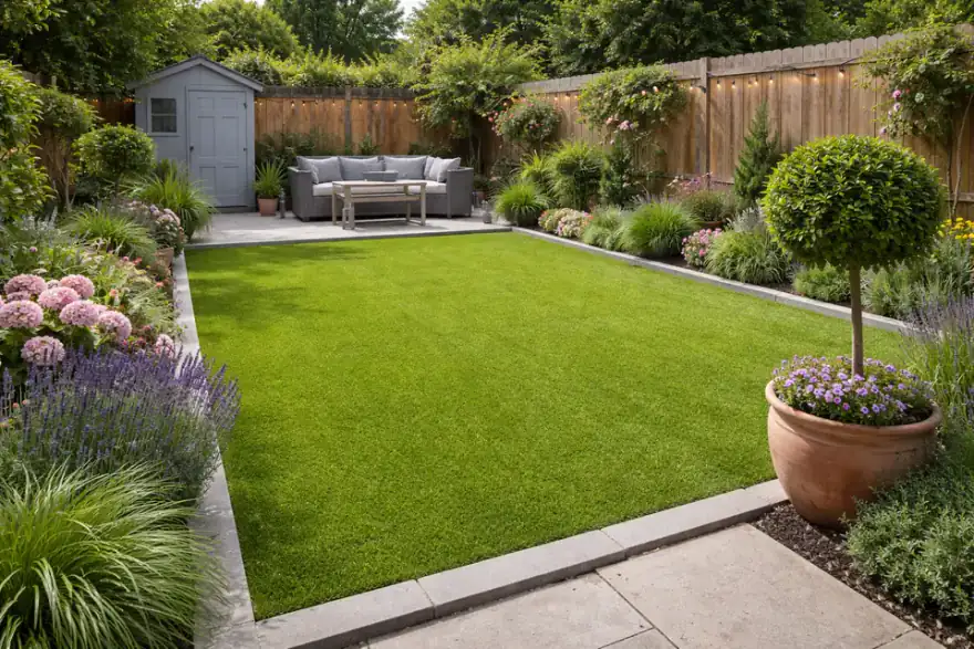 Artificial grass installation by proscapes