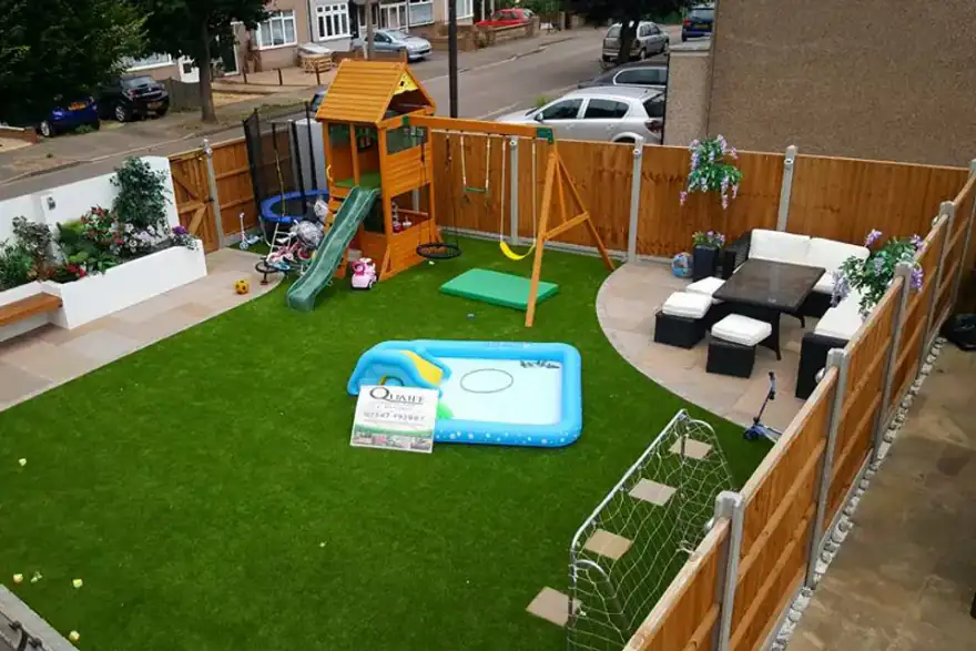 Artificial grass installation by Quaife Driveways & Landscapes