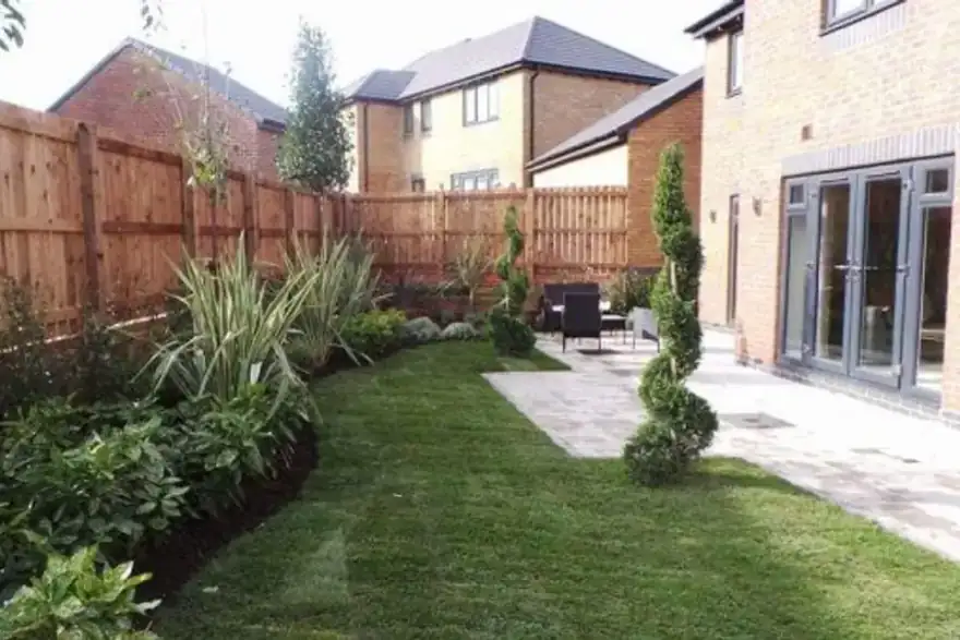 Artificial grass installation by R&T Landscapes Ltd