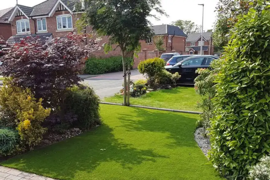Artificial Grass In Garden