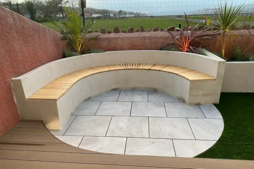 Artificial grass installation by Red rock landscaping ltd