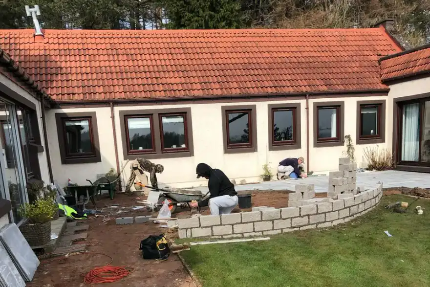 GARDEN WALL LANDSCAPING COMPANIES FIFE