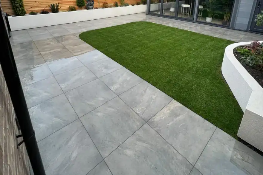 Artificial grass installation by Remarkable Landscapes