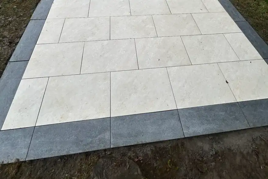 Artificial grass installation by Riverside Landscaping