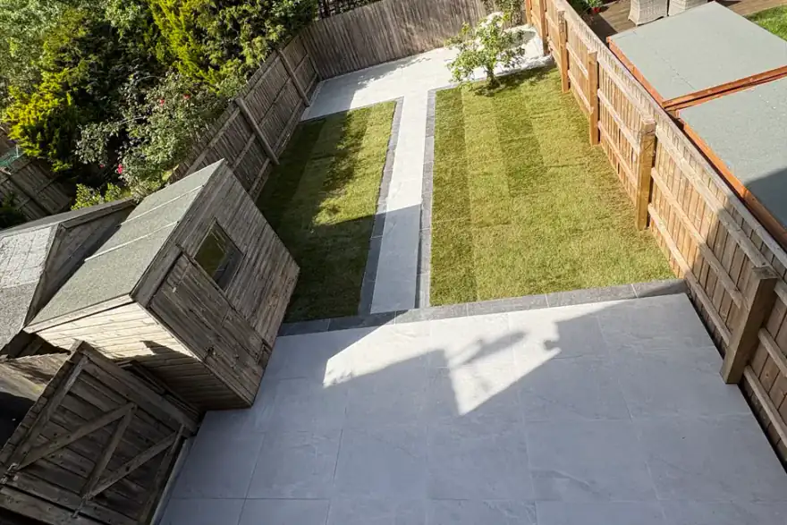 Artificial grass installation by RMP Landscaping