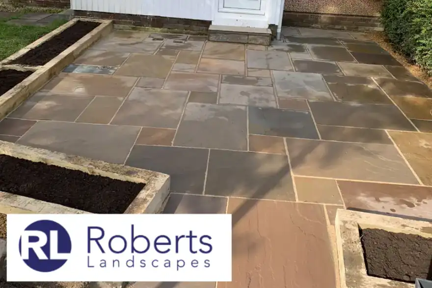 Artificial grass installation by Roberts Landscapes