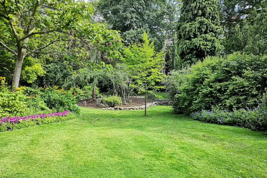Re-turfed grass garden in Derby