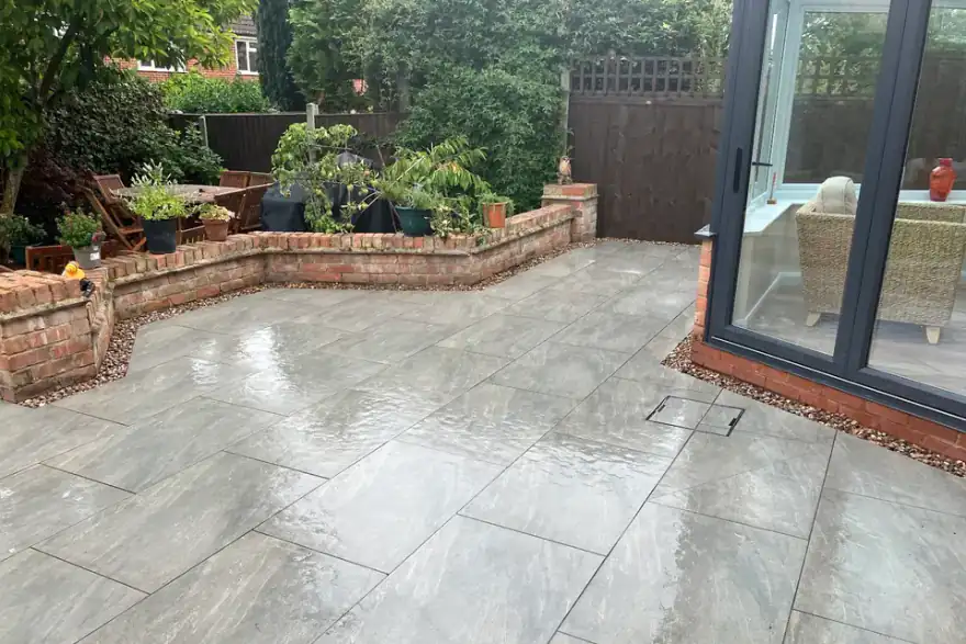 Artificial grass installation by Rock Landscape Gardening
