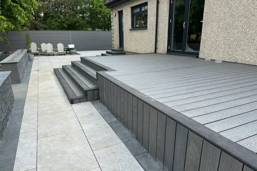 Artificial grass installation by RS Landscaping & Construction