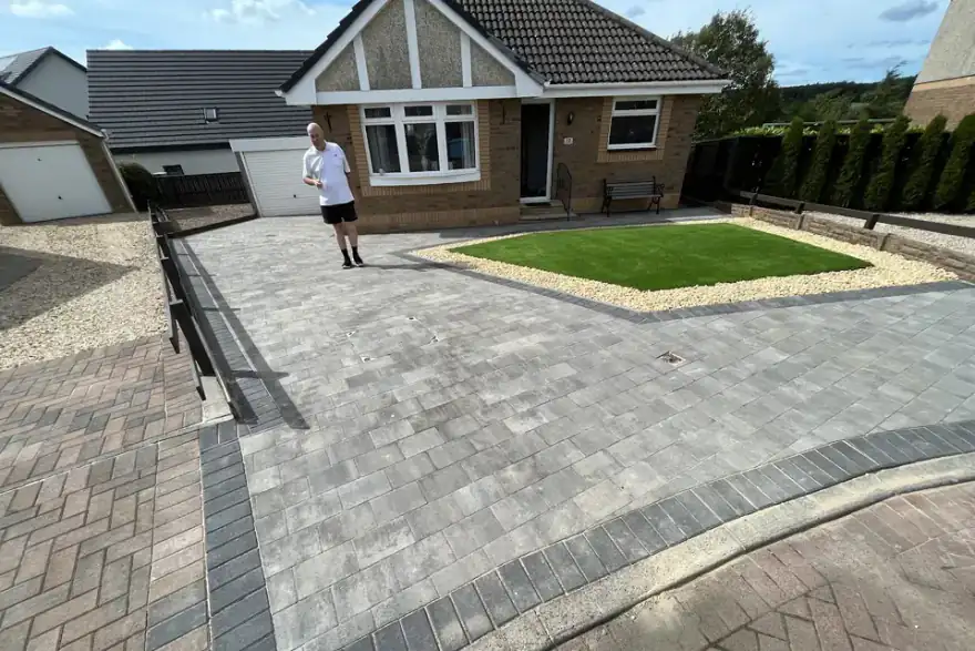 Artificial grass installation by RS Landscaping & Construction