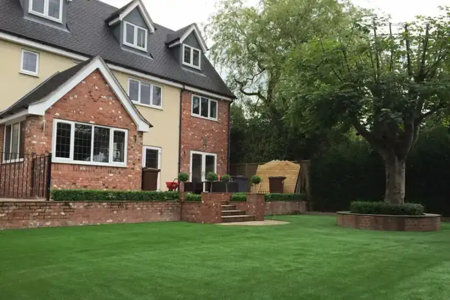 Landscaped garden Stoke on Trent